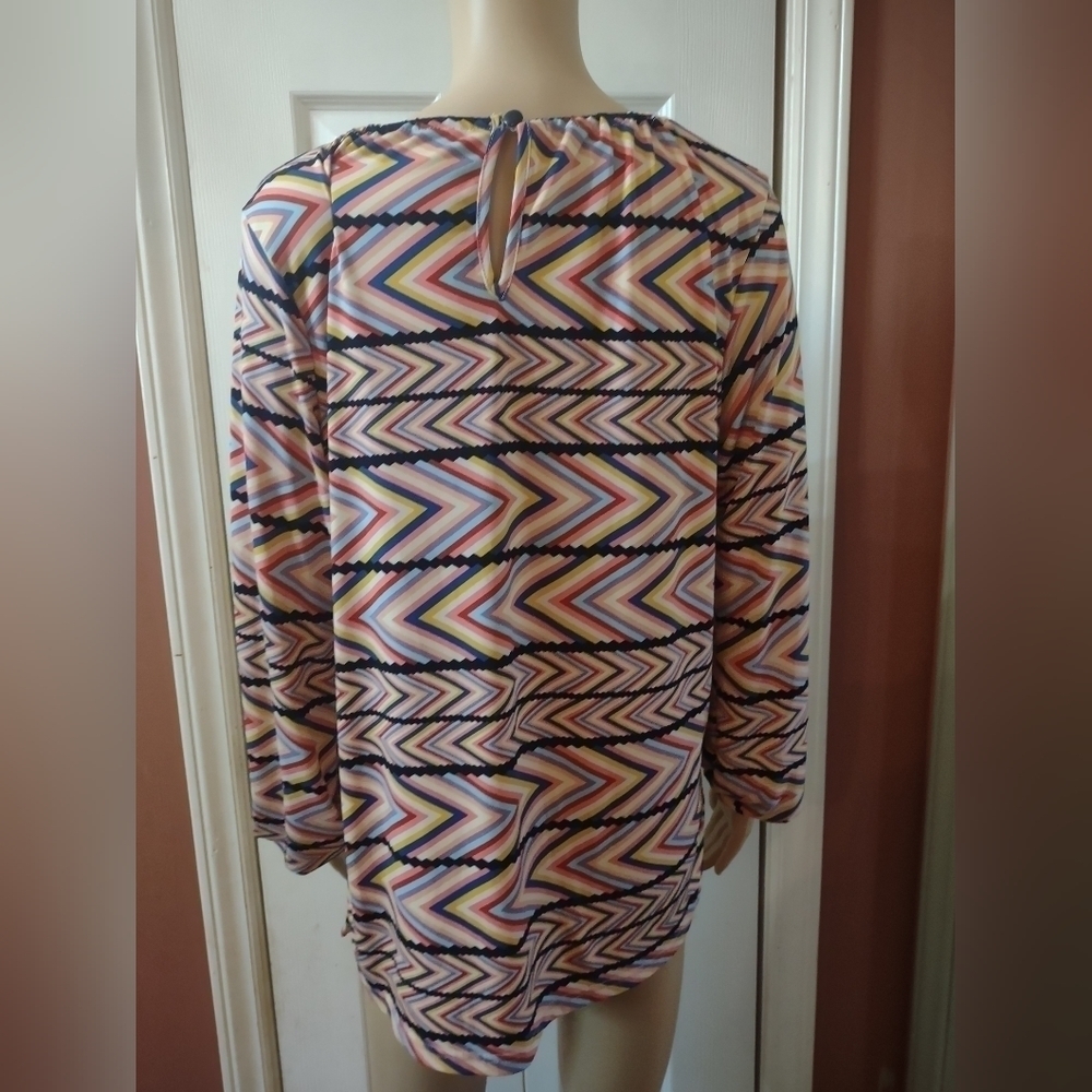Jones New York women's long sleeve blouse shirt top size large - Picture 4 of 6